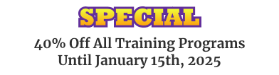 Special: 40% off all training programs